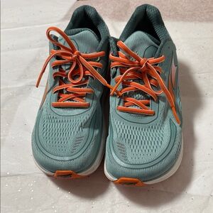 Altra Teal and Orange Athletic Shoes